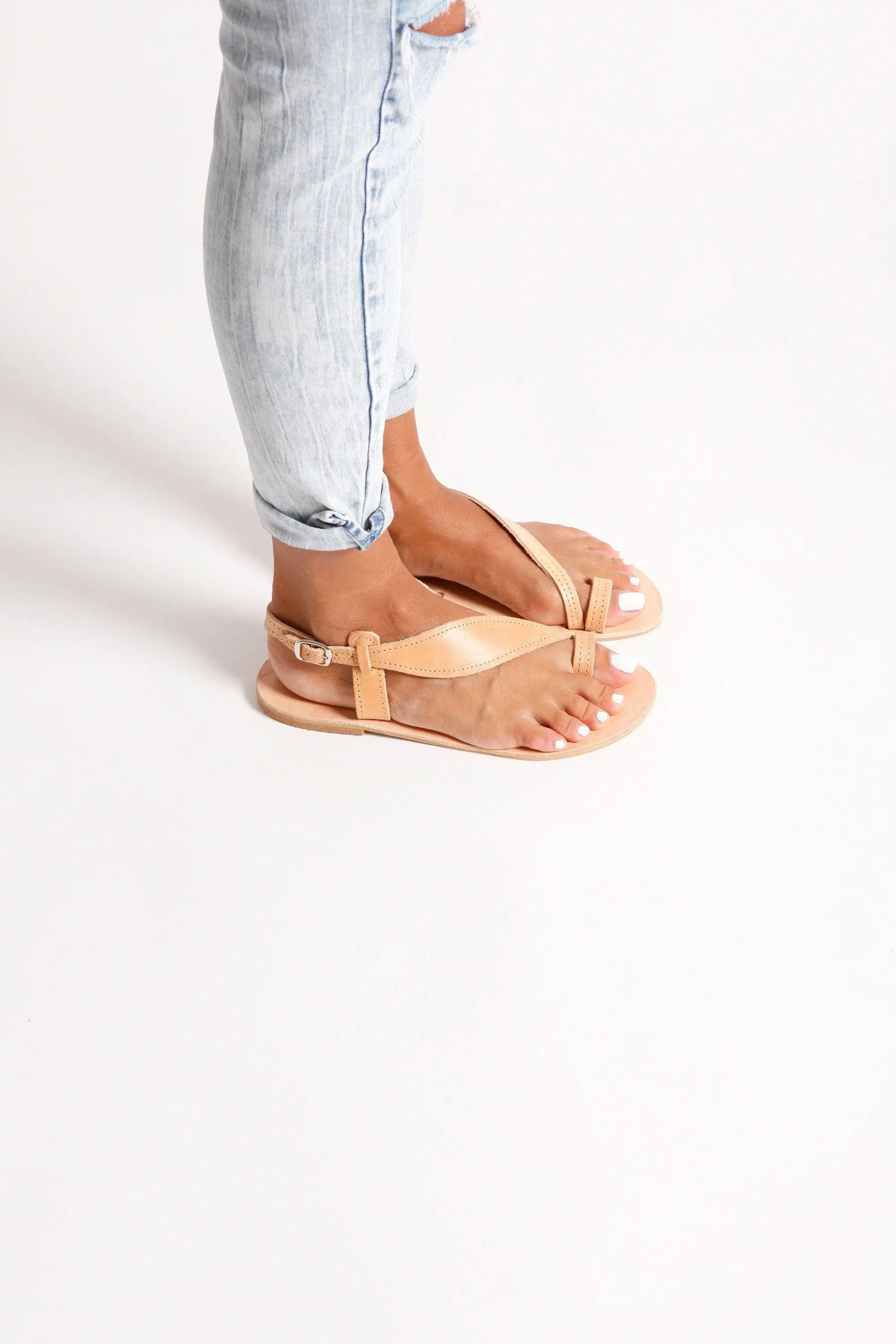 FILO Gold, Gold Leather Sandals, Sandales Dorées grecques, Greek summer Sandals, Grecian flat Sandals