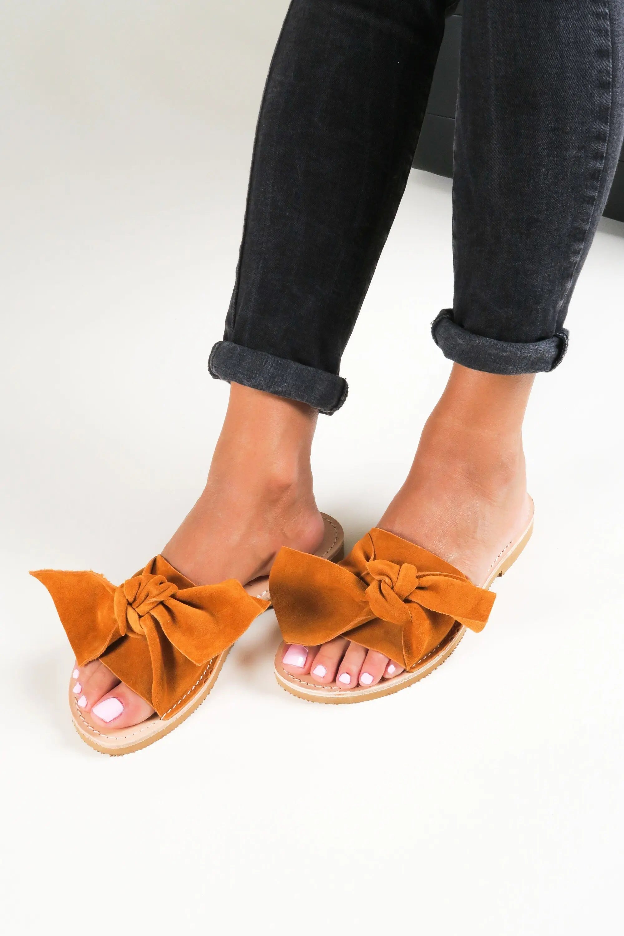Greek Leather Sandals Women Beach Sandals Flat Blue Sandals, Sandales Grecques plates, Griechische Sandalen, Sandalias Griegas FIOGOS