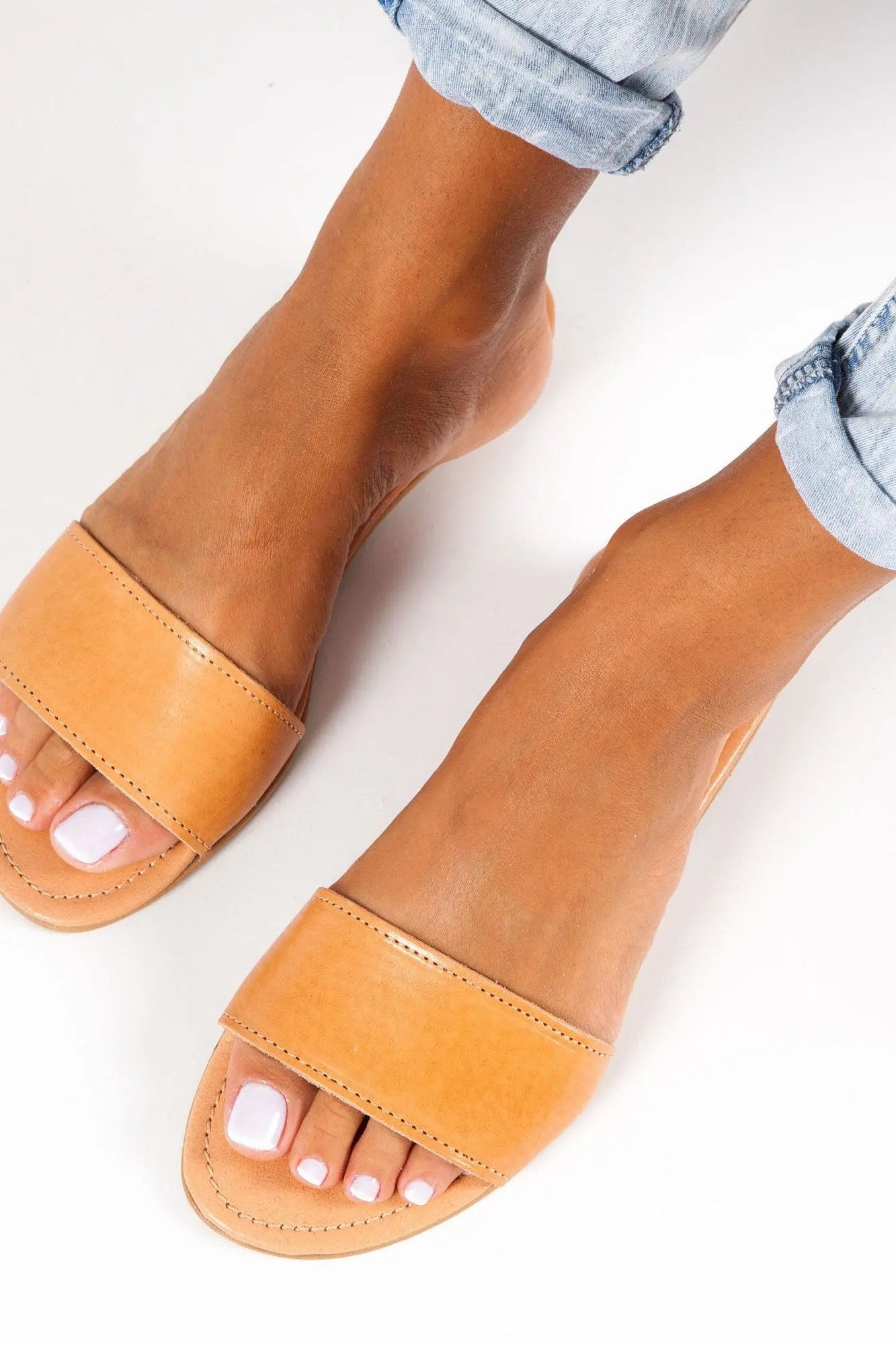 HYDRA, Sandales Grecques cuir, Leather Greek Sandals, Women Flat Slide Sandals, Cocktail Shoes, Grecian Sandals