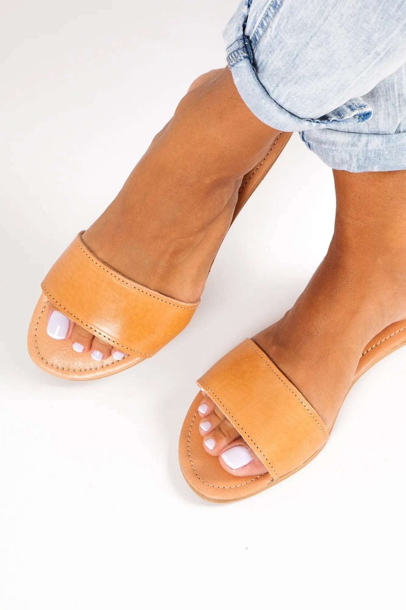 HYDRA, Sandales Grecques cuir, Leather Greek Sandals, Women Flat Slide Sandals, Cocktail Shoes, Grecian Sandals