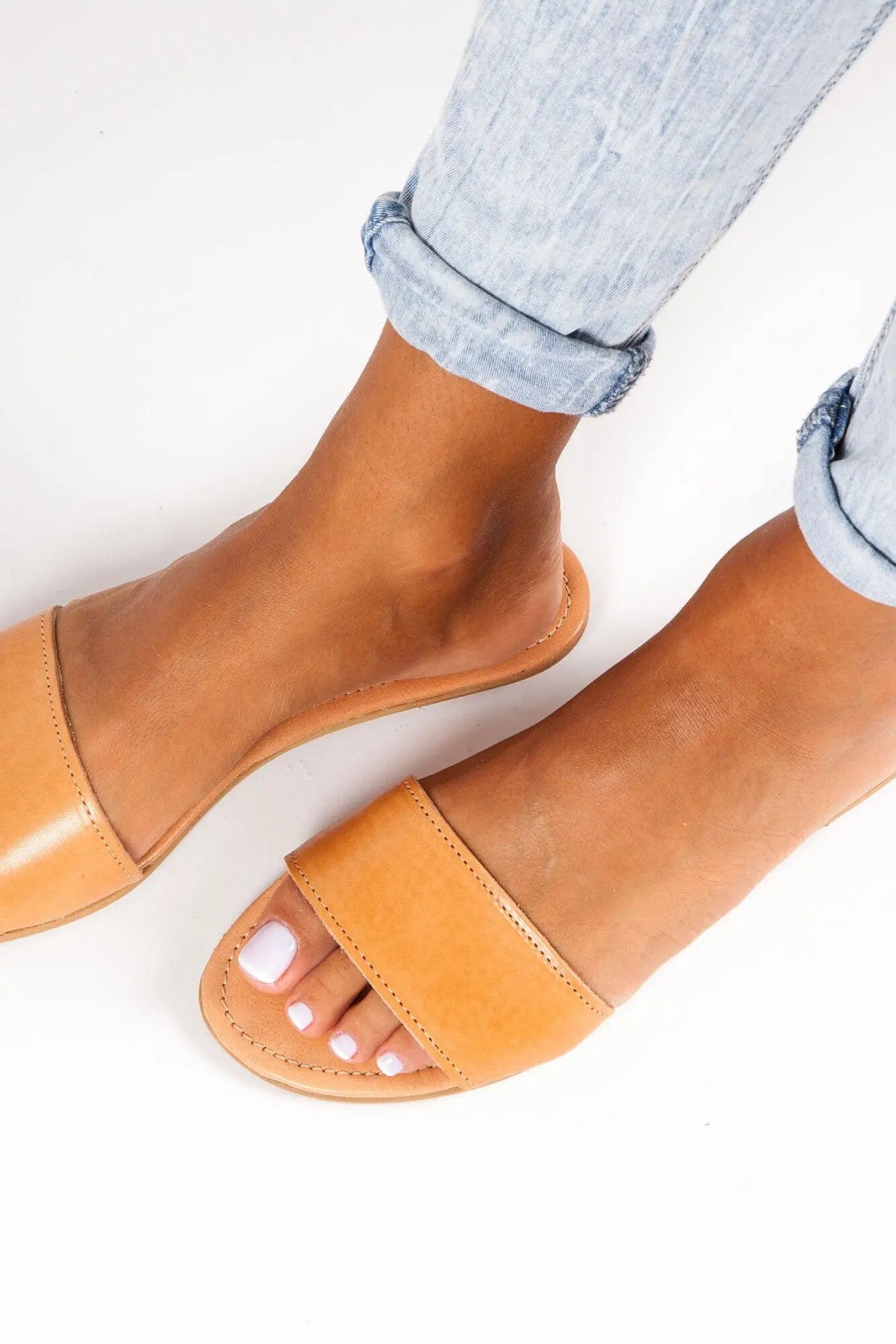 HYDRA, Sandales Grecques cuir, Leather Greek Sandals, Women Flat Slide Sandals, Cocktail Shoes, Grecian Sandals
