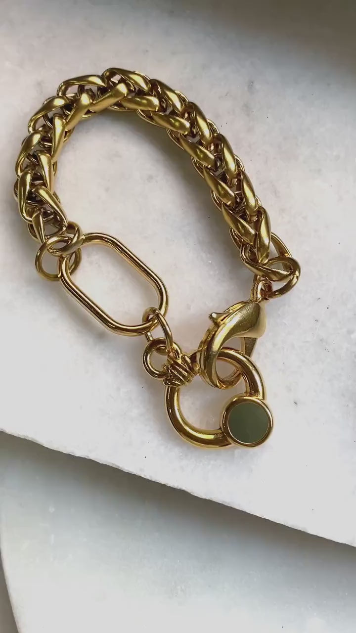 Large Gold Chain bracelet