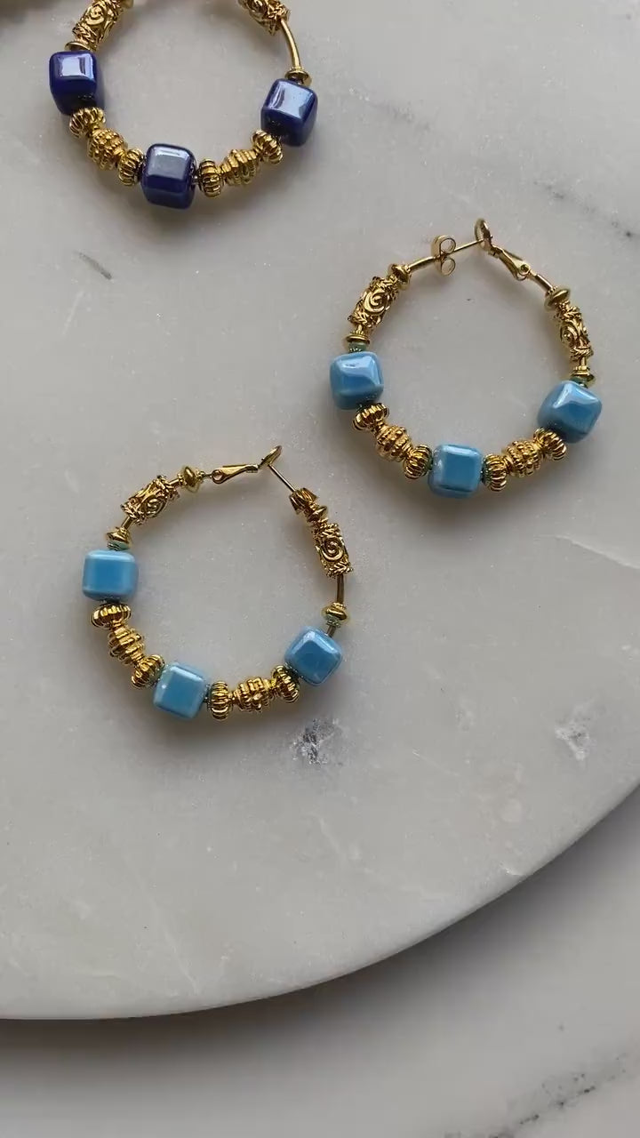 Boho Gypsy ethnic earrings