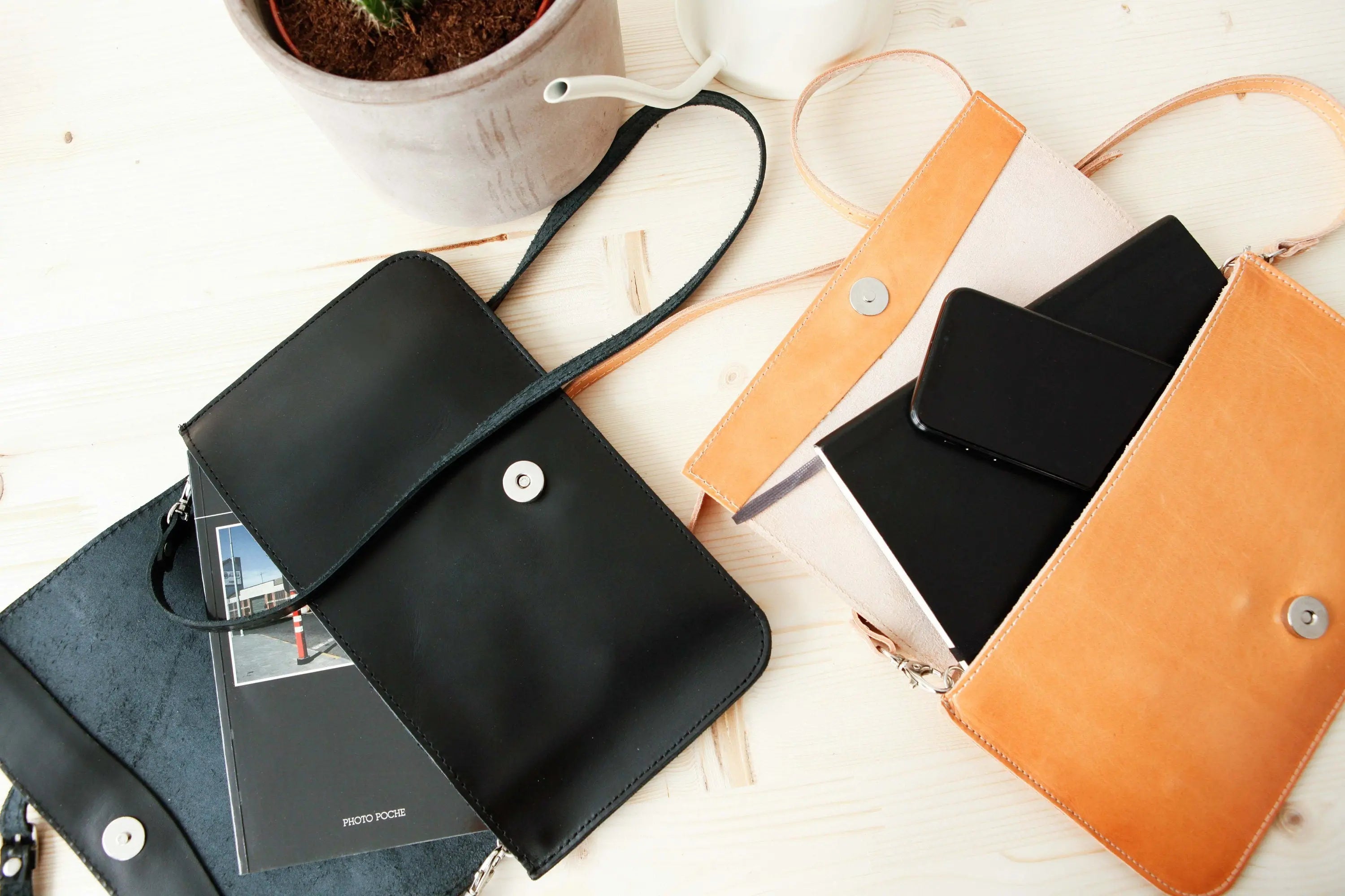 ARION Natural, Leather Clutch Bag, Bridesmaids Gift, Crossbody Envelope Cluch Handbag, Hippie Festival Bag