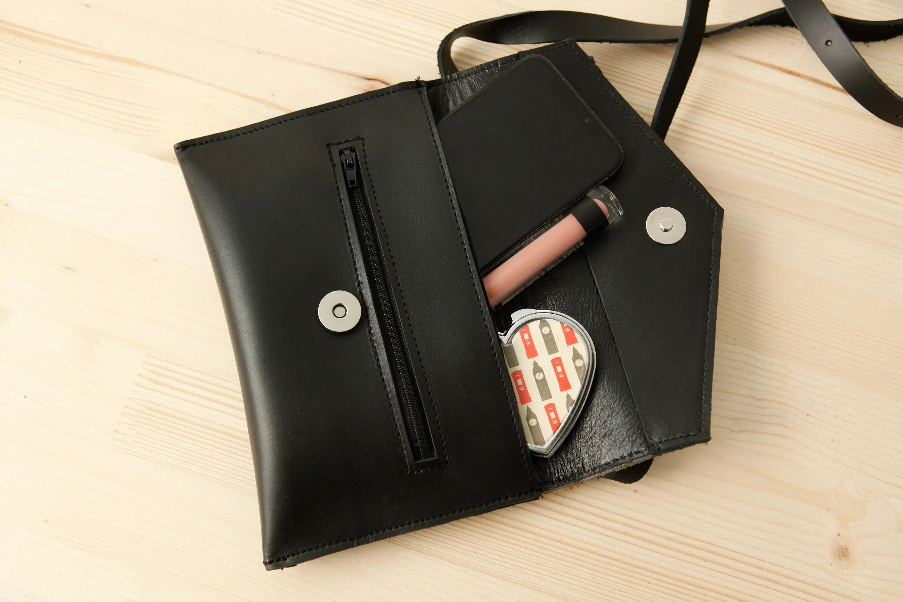 CARMELA Brown, Belt bag, Waist bag, Leather hip bag, Bum bag, Leather belt purse, Hip bag, Black pocket belt, Leather belt bag, Mini Satchel