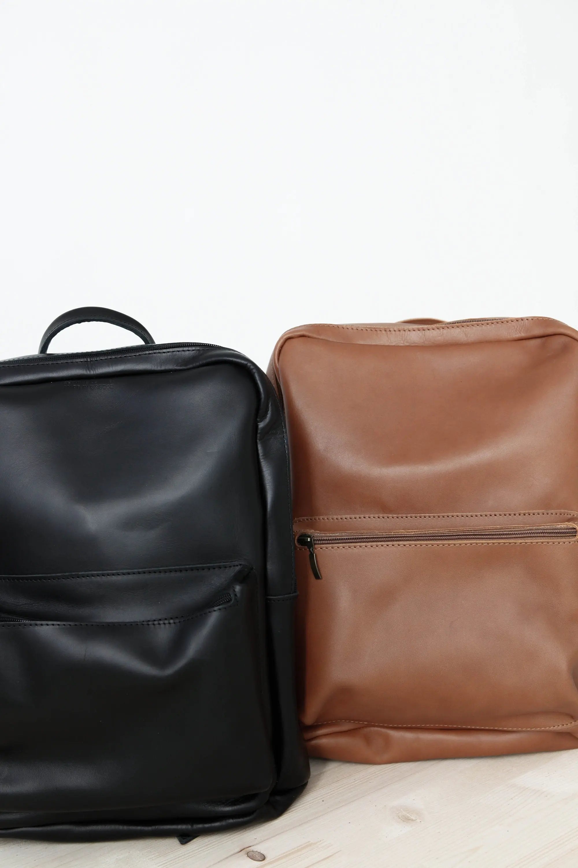 ACHILLE Brown, Brown Leather Backpack, Men's Premium Leather Laptop Backpack, Work and Travel Backpack, Genuine Leather School Rucksack