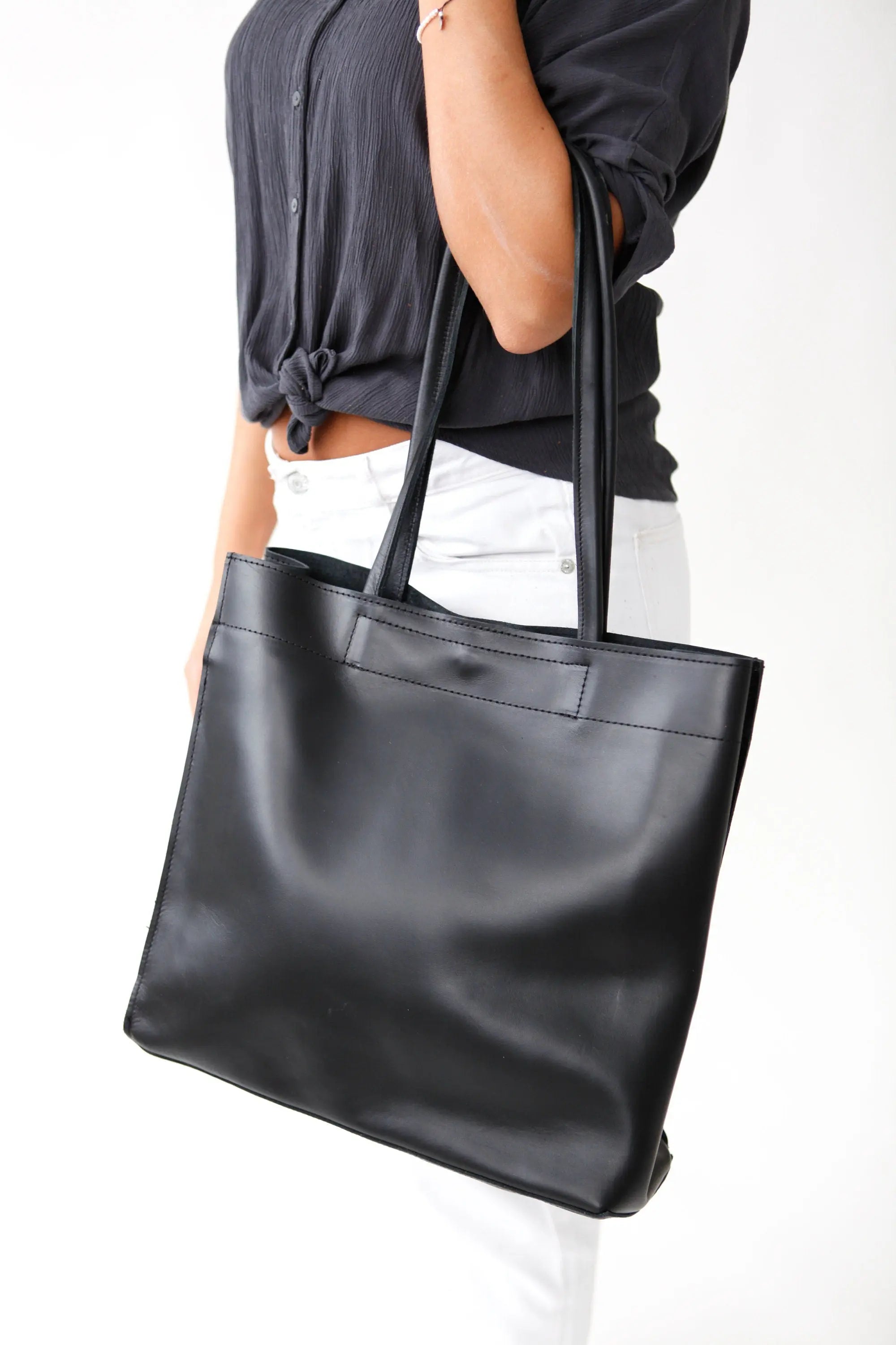 ALINA Natural, Tote shoppers bag, Ledertasche Damen, Sac Cabas Womens Leather bag Leather Macbook purse, Mothers day gift