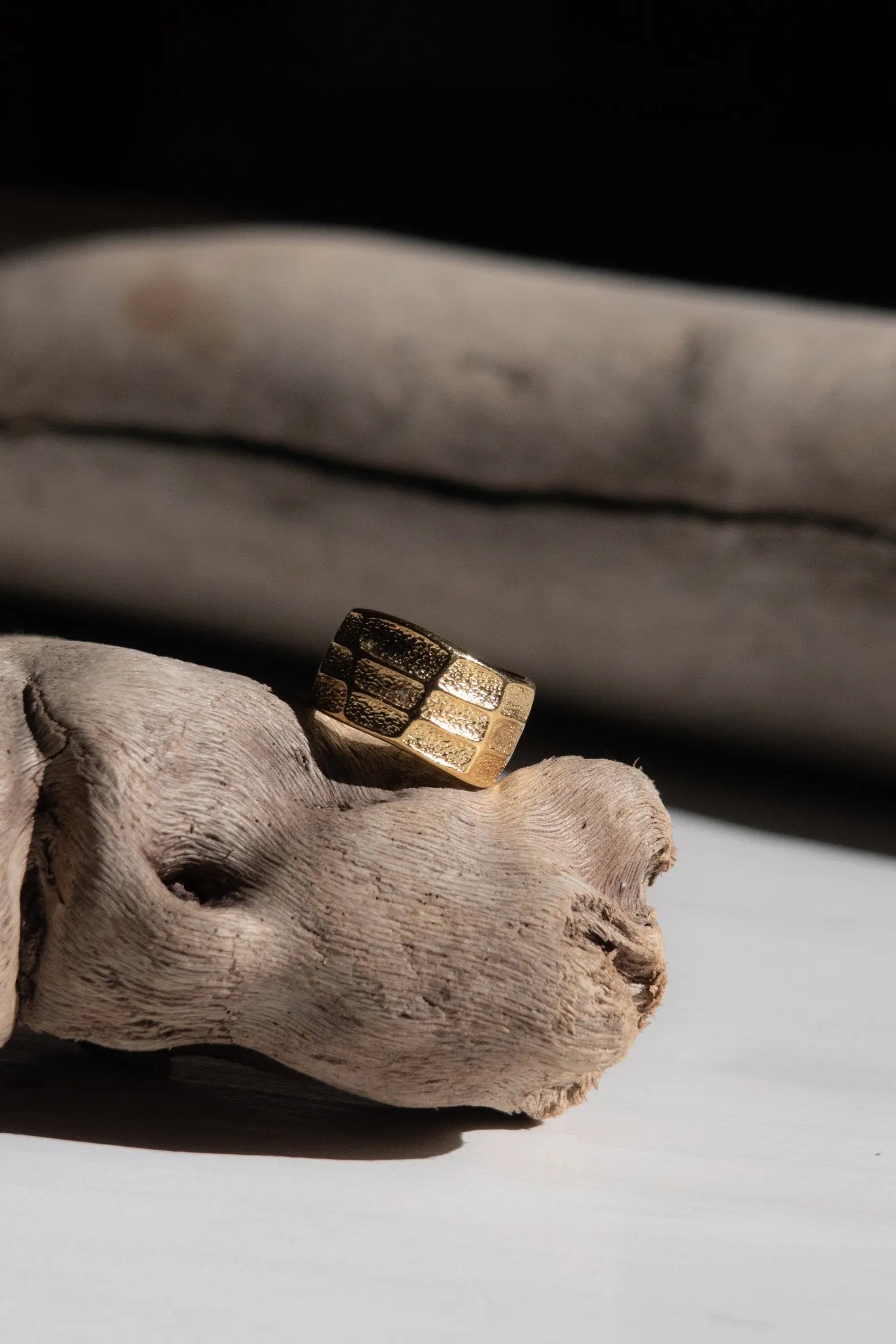 Greek wide ring, Ethnic Ancient RING, Statement Grecian ring , Gold adjustable ring, 24K Gold plated ring for women, Tribal Greek jewelry