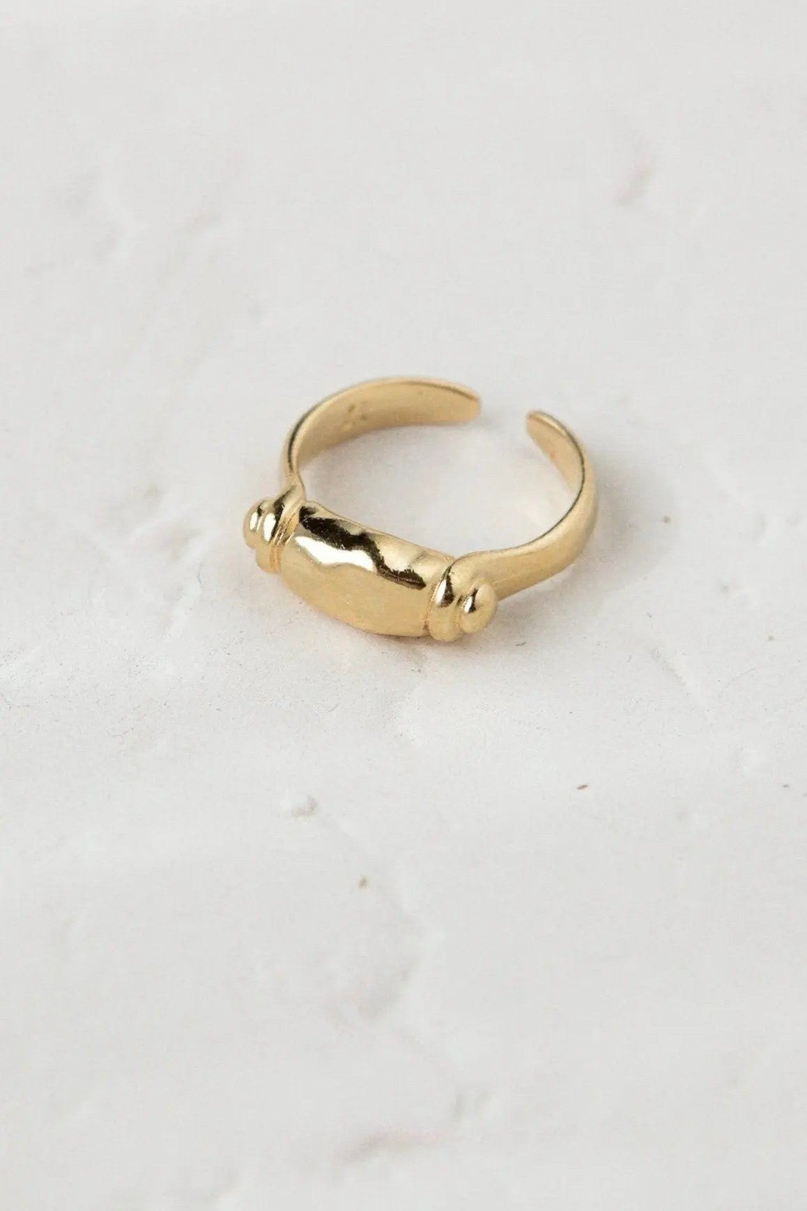 Ancient Greek ring, ethnic boho ring, Gold adjustable ring, Dainty ring, Gold plated ring for women, Tribal jewelry, St Valentine gift