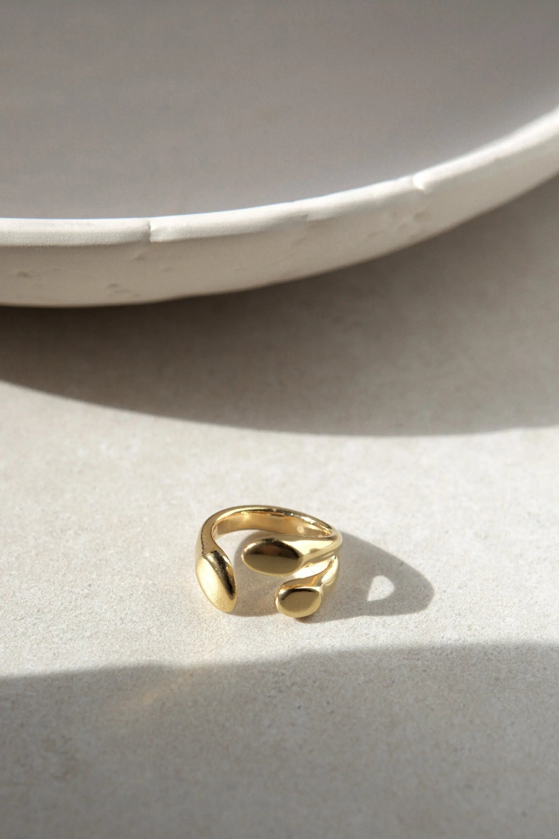 Greek Olive leaf ring, Grecian ring for women, Ethnic Boho Ring, Gold adjustable ring, 24K Gold plated ring, Greek jewelry