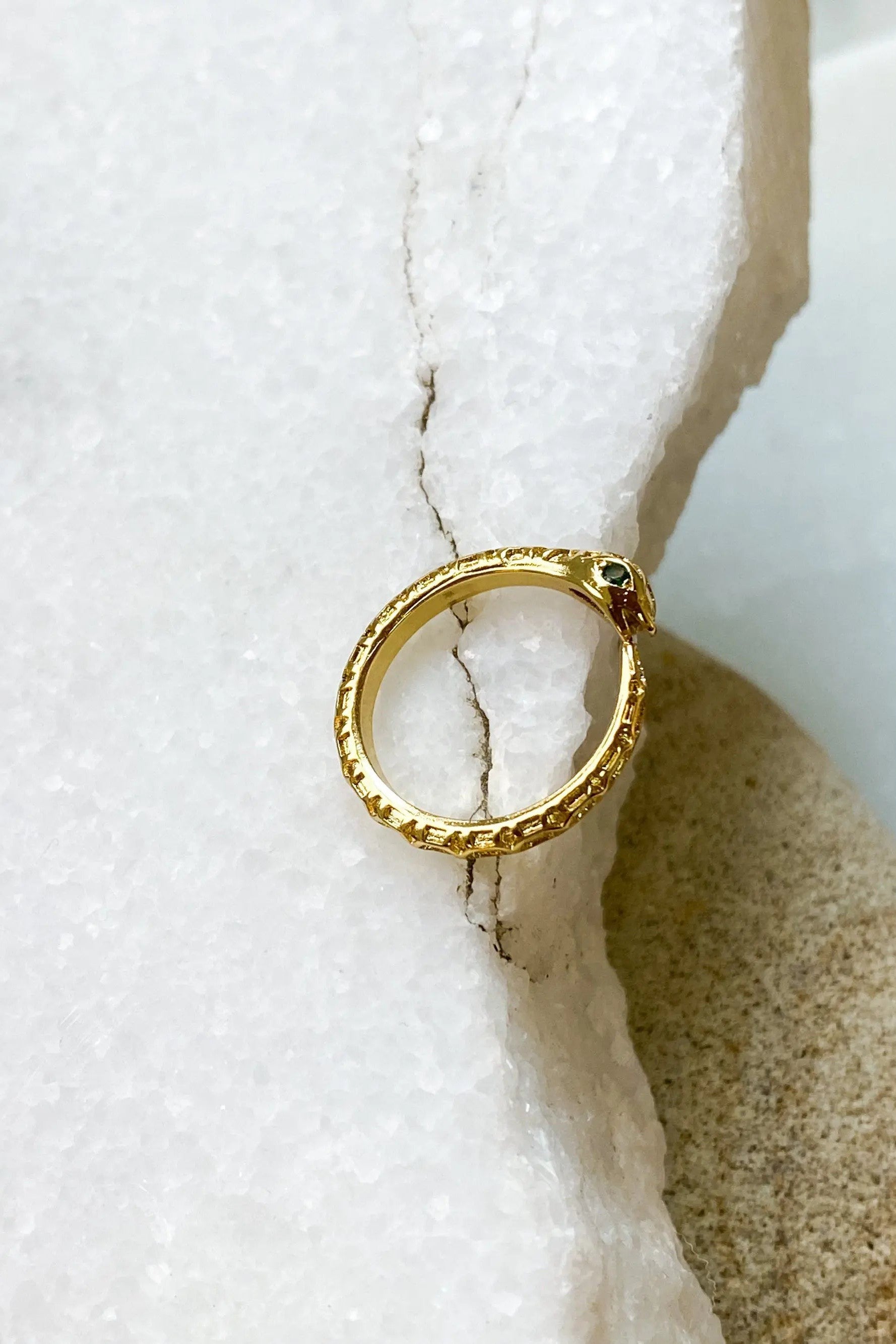 Gold Snake RING, Vintage Serpent Ring, Gothic thin Snake Ring, 24K Gold filled ring for women, Delicate Modern Ring, Gothic Snake Ring