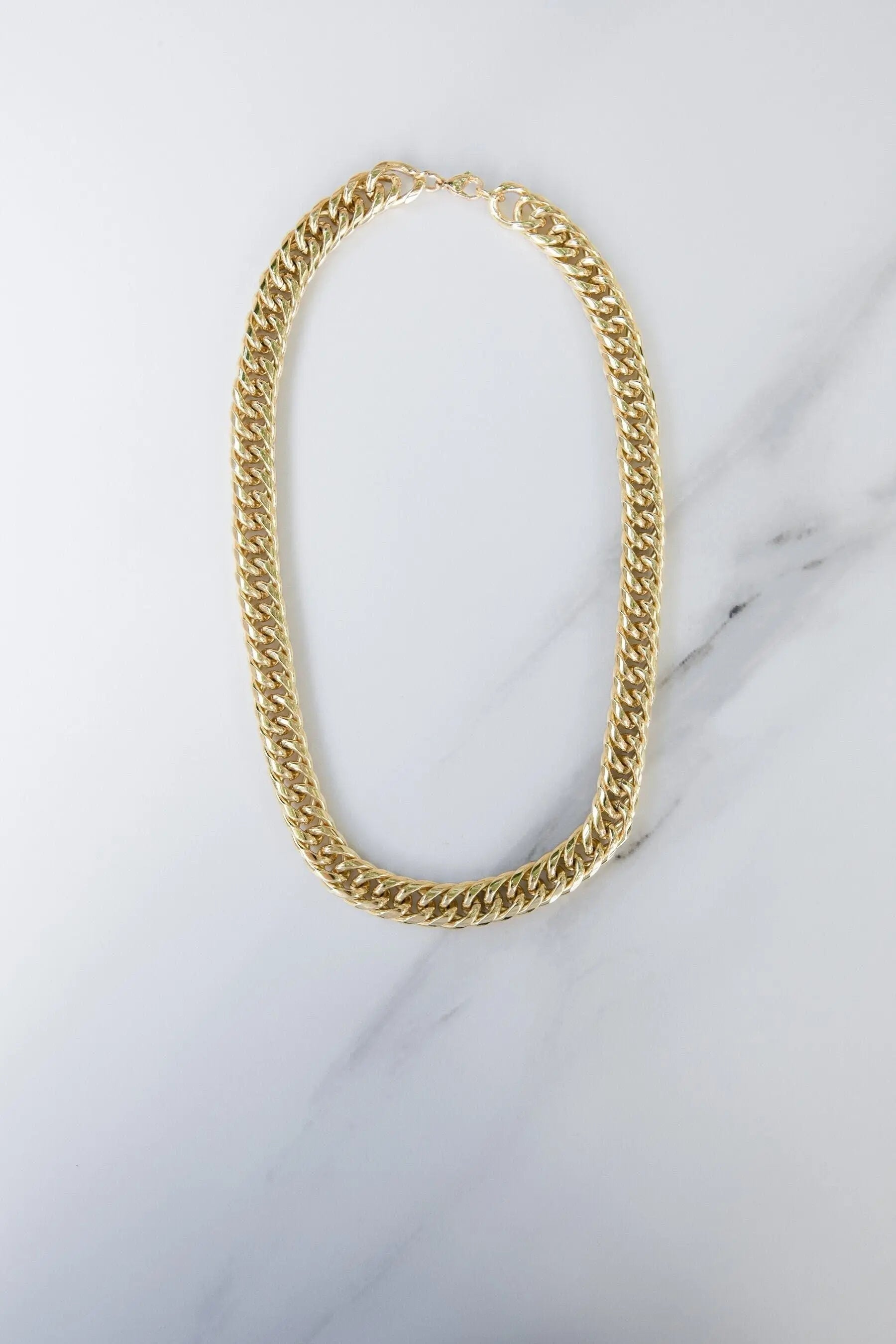 Chunky steel necklace