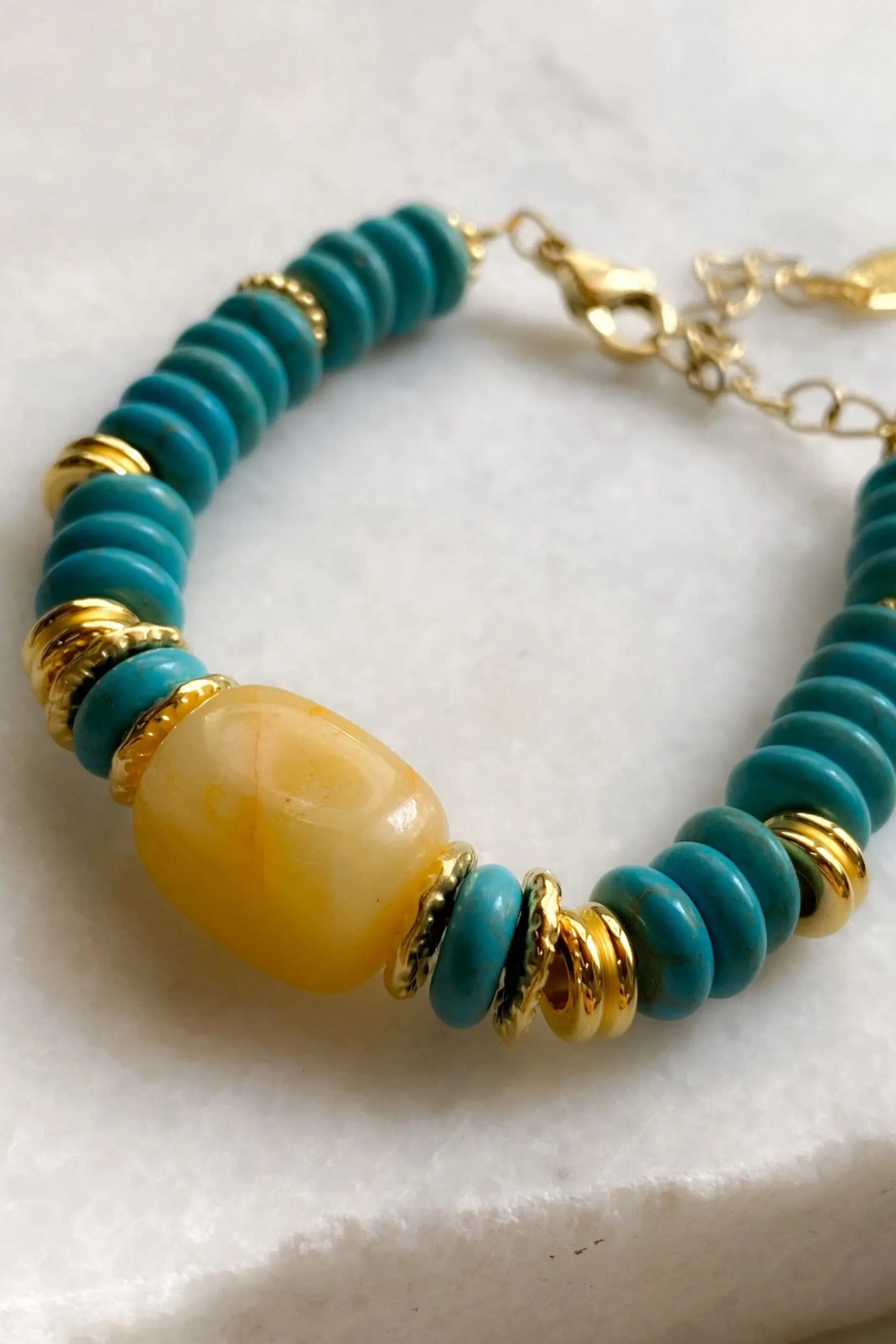 Birthday Gift Turquoise Agate Bracelet Surfer bracelet Heishi Boho chic bracelet stackable bracelets Girlfriend Gift, ΚΙΜΑΥΑ