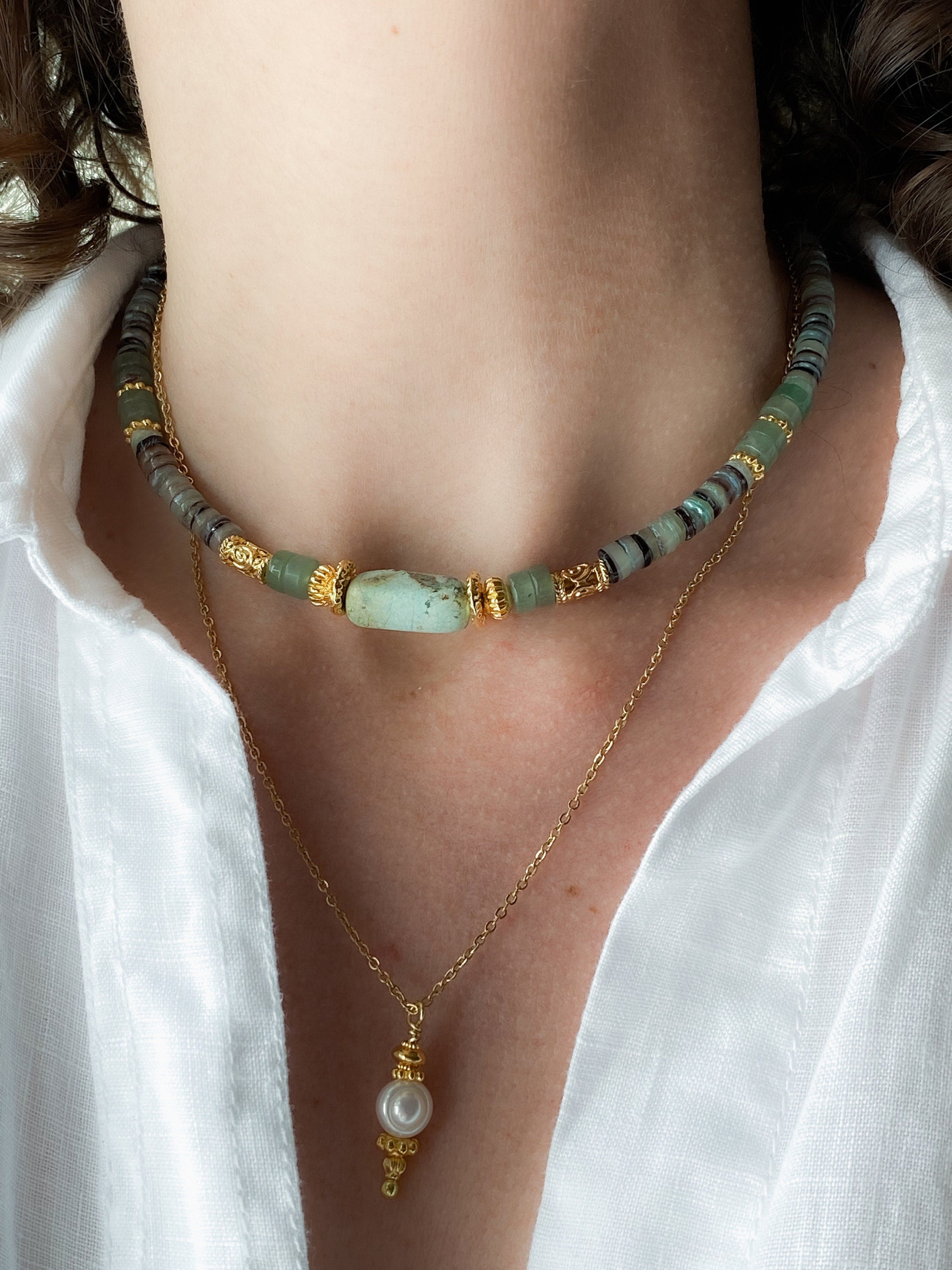 Green Summer necklace