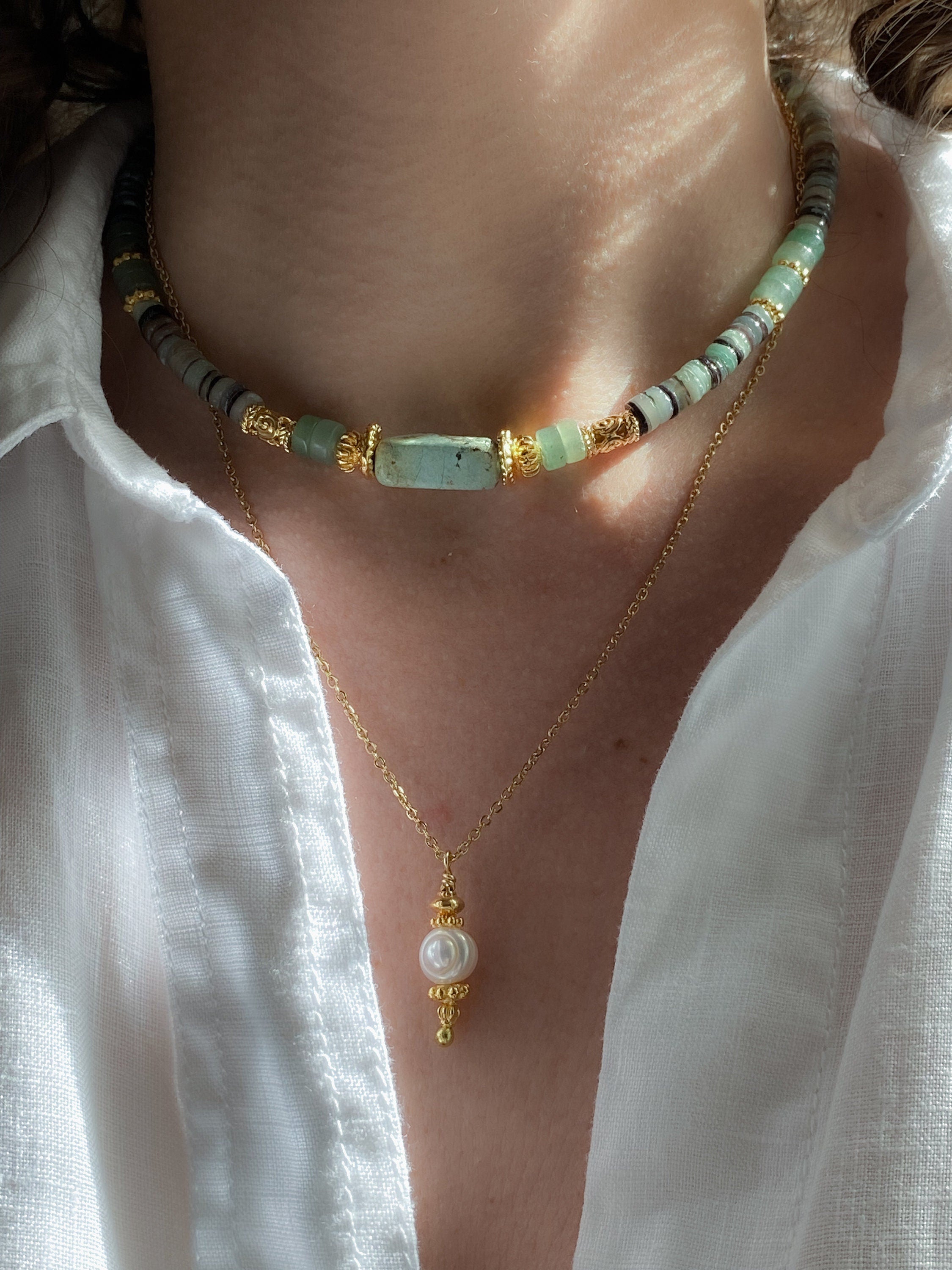 Green Summer necklace