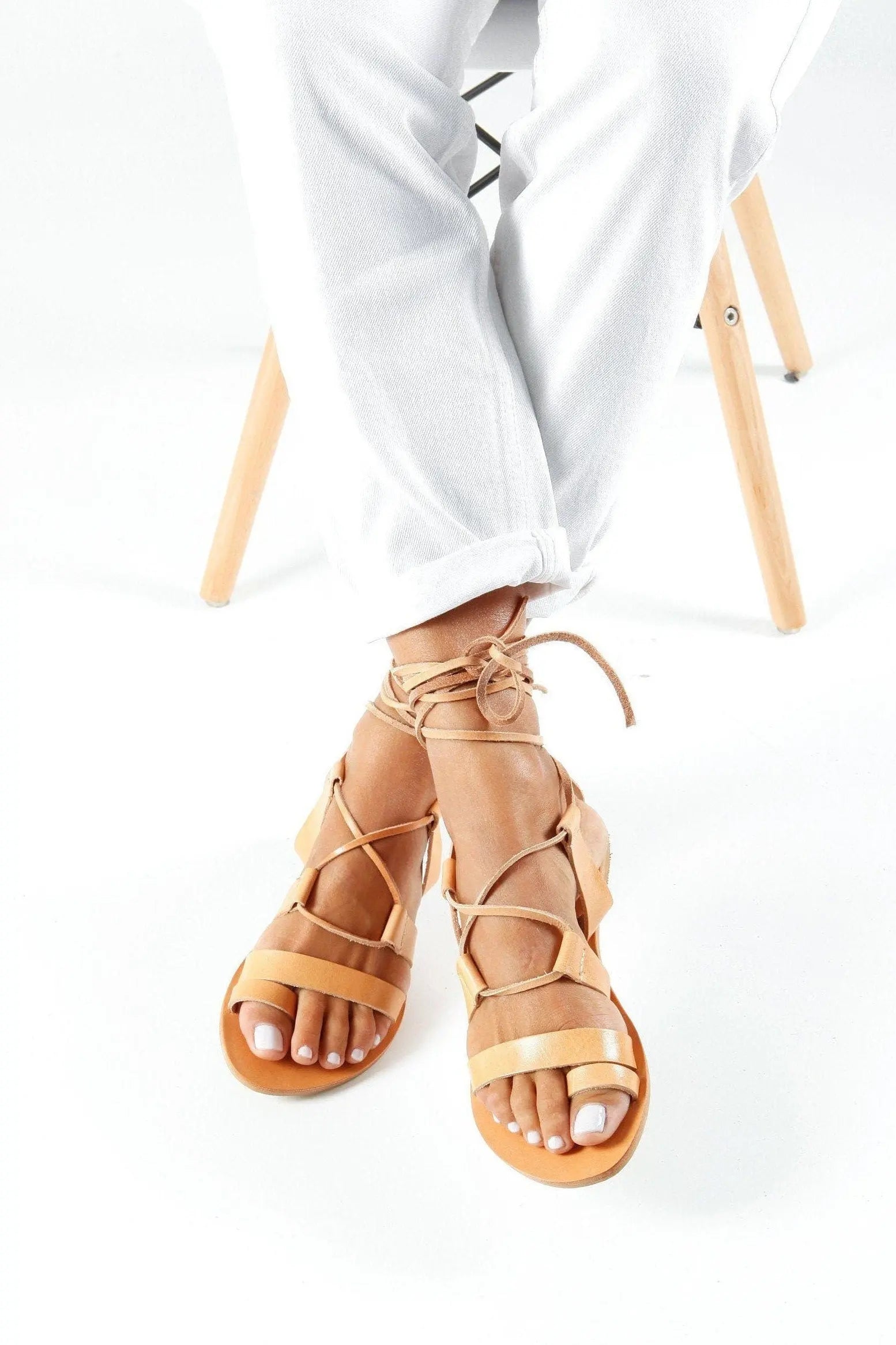 NEFELI Natural, Greek Gladiator Sandals, Lace Up Sandals, Sandales Grecques, Sandalias Gladiador Griegas, Griechische Sandalen, Spartiates