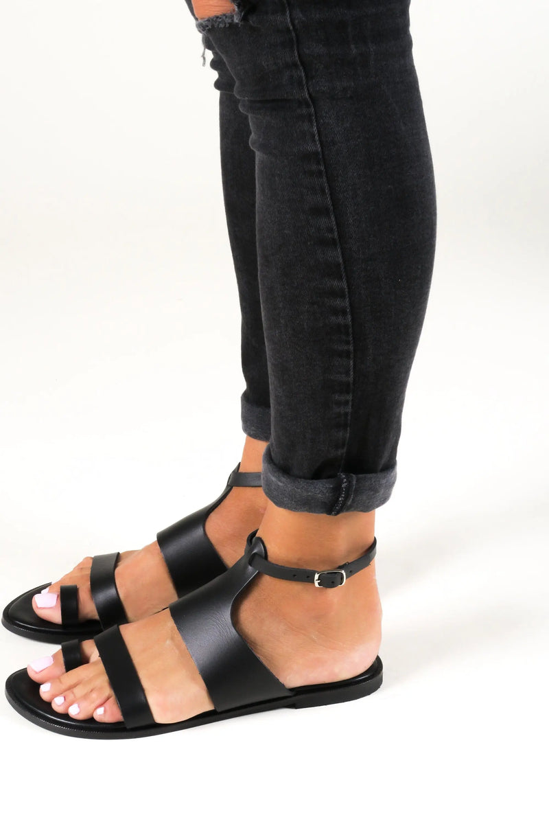 NIKEA Natural, Women Greek Leather Sandals, Flat Gladiator Sandals, Sandales Grecques Plates en Cuir, Soft comfortable sandals