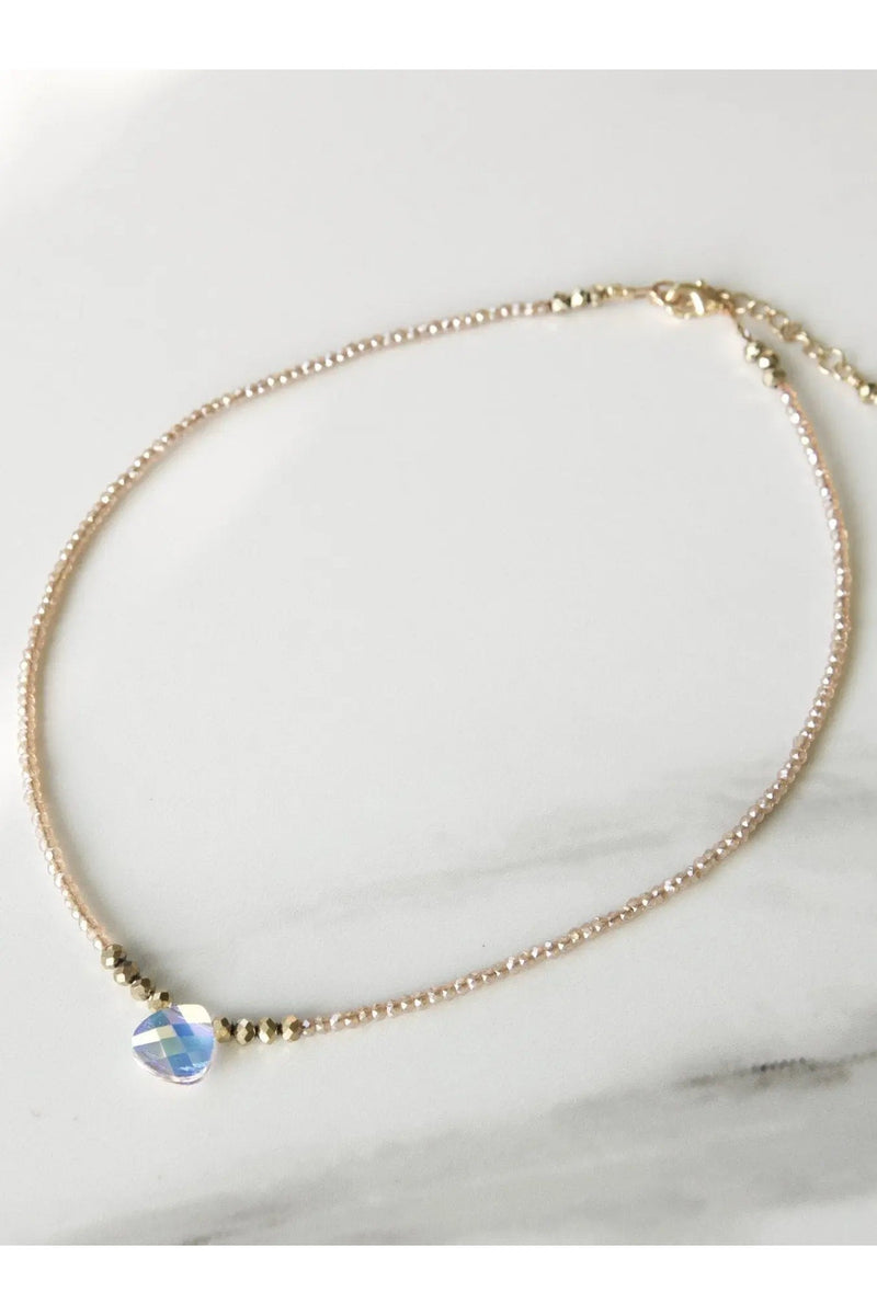 Swarovski tear drop Choker necklace, Swarovski crystal necklace, Black drop necklace, Crystal drop necklace