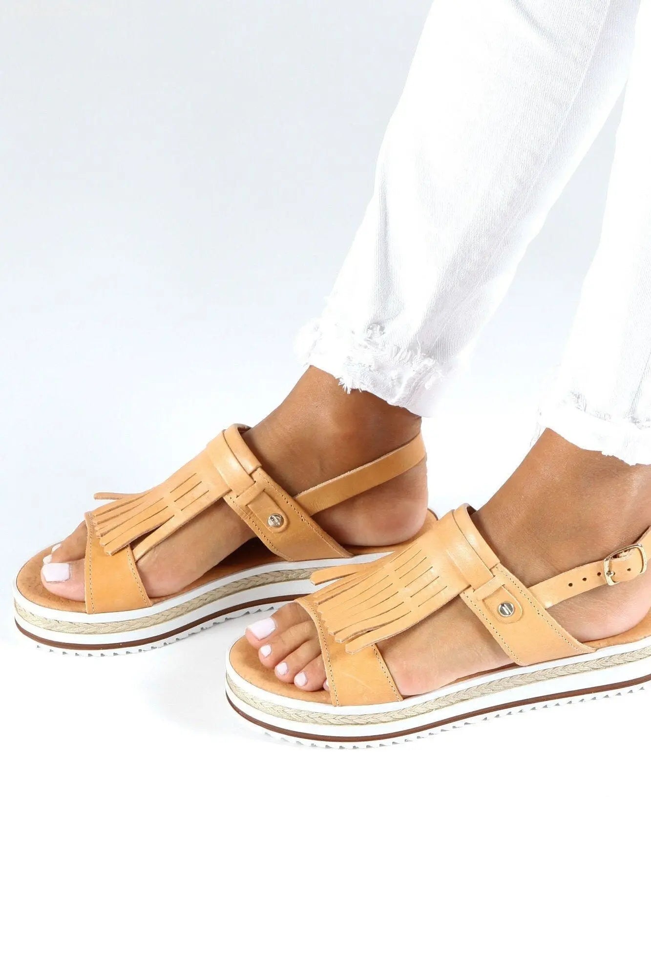 ARIADNE, Leather Platform Sandals, Womens Greek Sandals, Espadrille leather Wedges, Hippie Sandals, Sandales Grecques