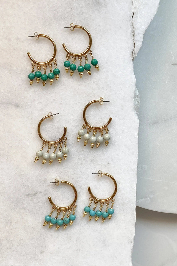 Boucles d'oreilles creoles ethniques, Boho chic ethnic earrings, Unique Gold hoop earrings, Statement Dangle Earrings, Large hoops ALEX