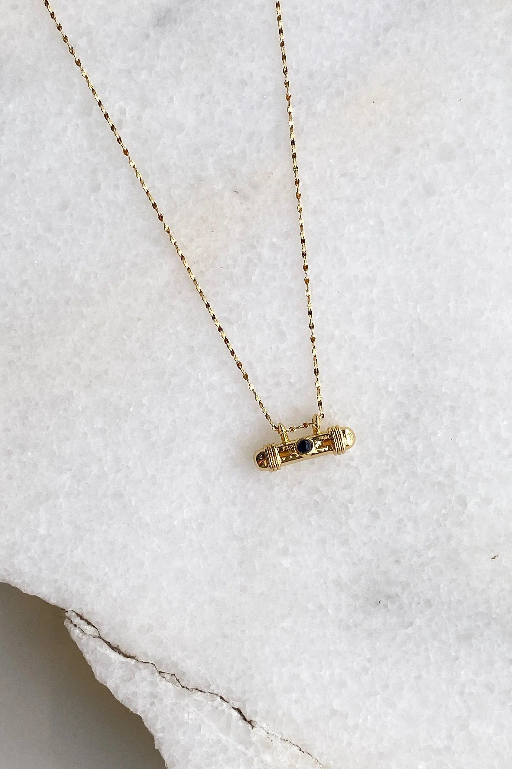 Lucky charm necklace, Dainty Gold Necklace, Good luck charm pendant, Boho chic necklace, Minimalist gold chain necklace, PANDORA