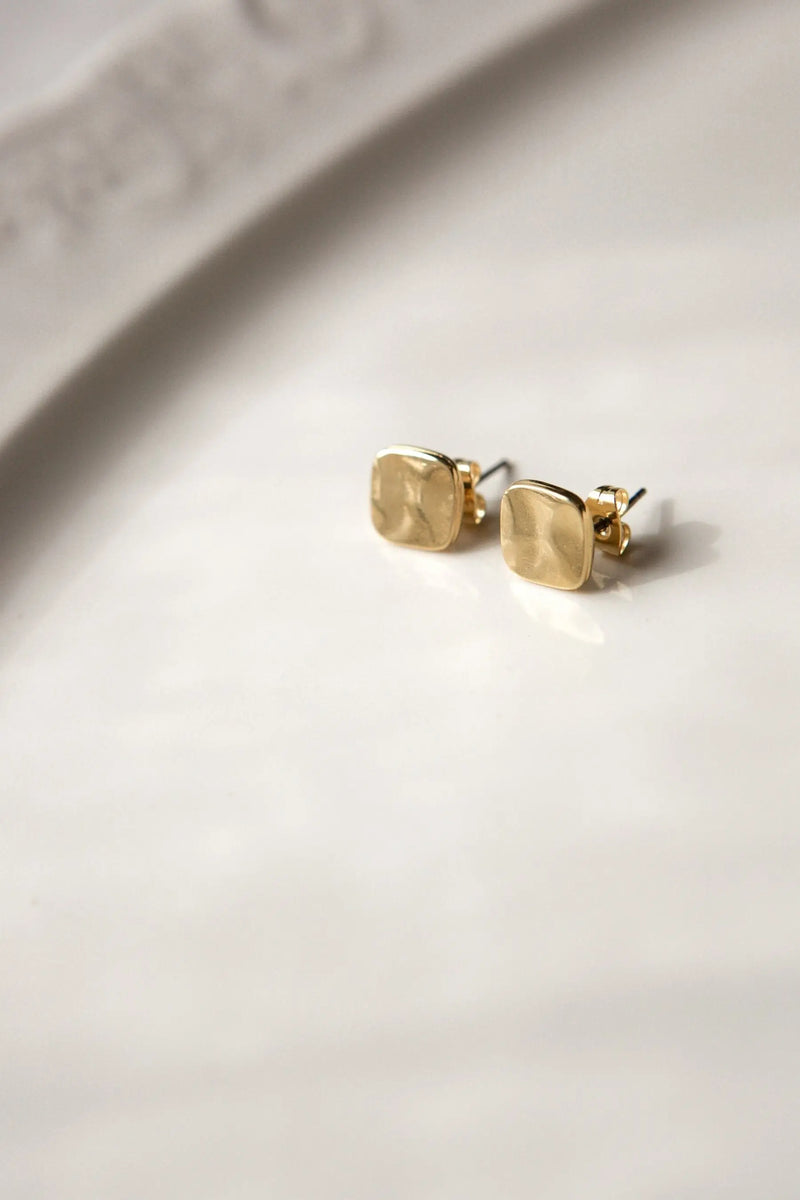 Mini Antique Square earrings