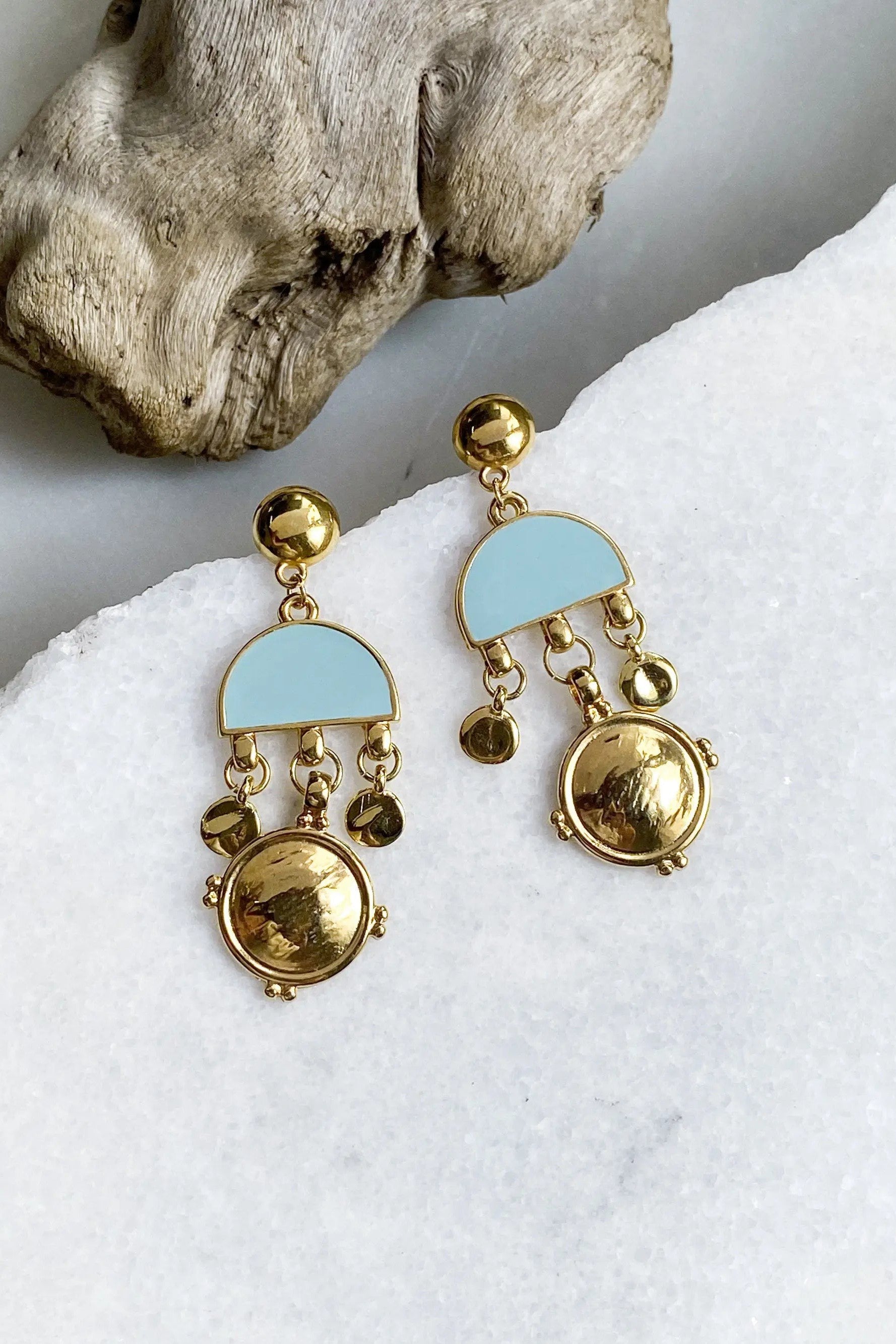 ASTRADENI Dangle Tribal Earrings,  Bijoux éthniques, Boucles d'oreilles, Boho turquoise earrings, Best friend gift, Ancient Earrings