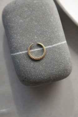 Gold filled band ring, Minimalist modern Ring for Women, Stacking flat ring, Contemporaty thin jewelry, Waves delicate RING