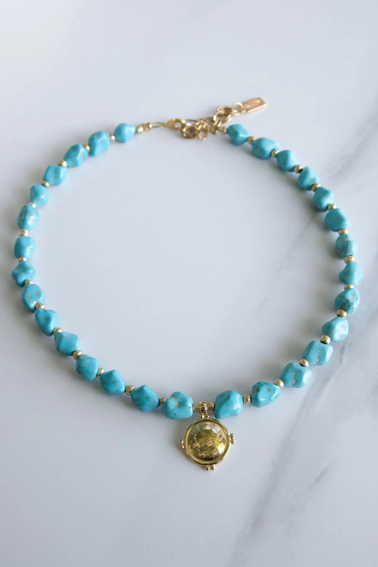 Ethnic turquoise necklace