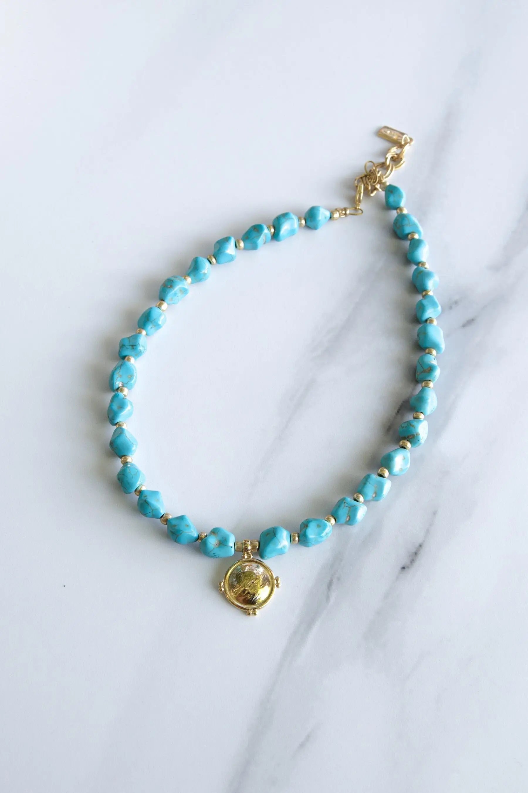 Ethnic turquoise necklace